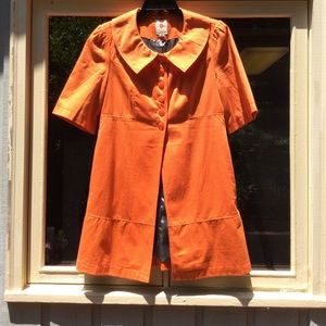 Tulle M orange jacket with pockets